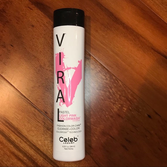 CelebLuxury Light Pink Viral Colorwash Shampoo NEW